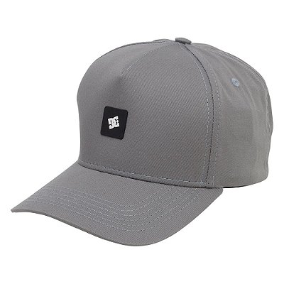 Boné DC Shoes Aba Curva Snapdripp 2 Cinza Claro