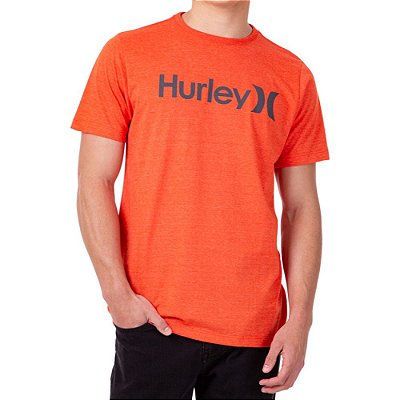 Camiseta Hurley O&O Solid Masculina Vermelho