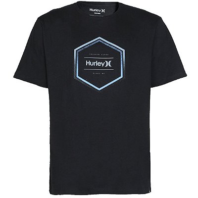 Camiseta Hurley Oversize Hexa Masculina Preto