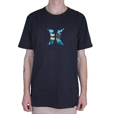 Camiseta Hurley Fusion Masculina Preto