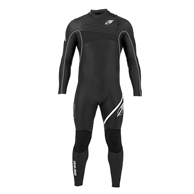 Long John Mormaii Chestzip 3.2mm Flexxxa Pro Surf Preto