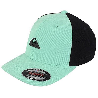 Bone Quiksilver Aba Curva Plate Solid Black Verde