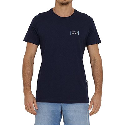Camiseta Billabong Bars Masculina Azul Marinho