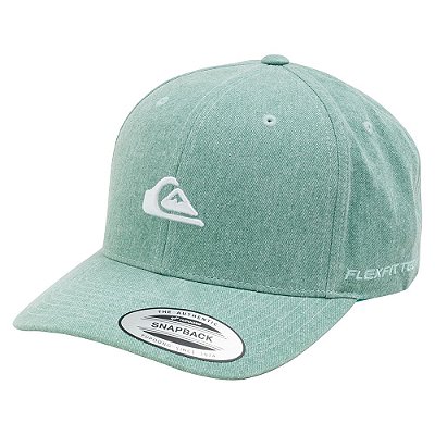 Boné Quiksilver Aba Curva Washing Baseball Verde