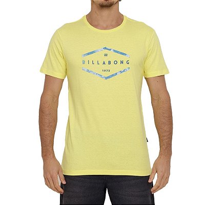 Camiseta Billabong Entry I Masculina Amarelo