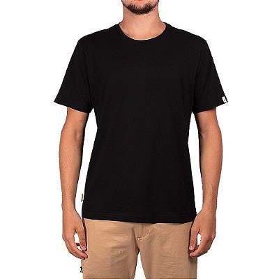 Camiseta Rip Curl Plain Tee Masculina Preto