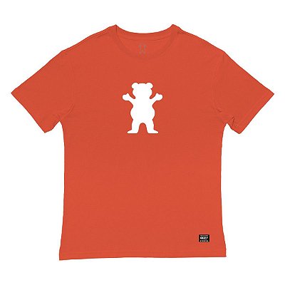 Camiseta Grizzly OG Bear Tee Masculina Laranja