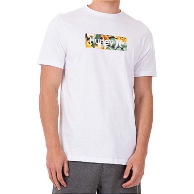 Camiseta Hurley Cabana Box Masculina Branco