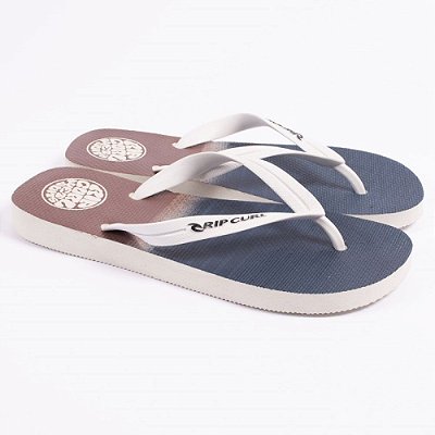 Chinelo Rip Curl Shock Masculino Branco/Vinho