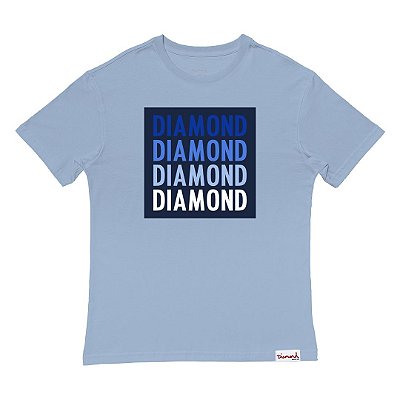 Camiseta Diamond Super Solid Tee Masculina Azul