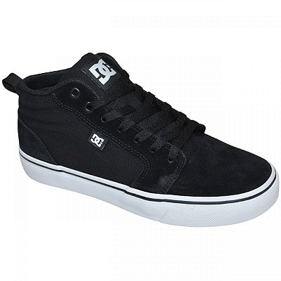 Tênis DC Shoes Anvil LA Mid Masculino Preto/Branco