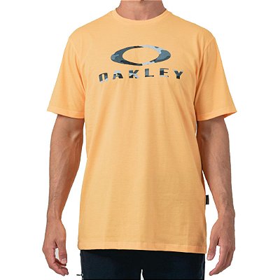 Camiseta Oakley Camuflada Highline Camo Tee Masculina - Vermelho