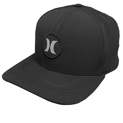 Boné Hurley Aba Curva Icon Fresh Masculino Preto