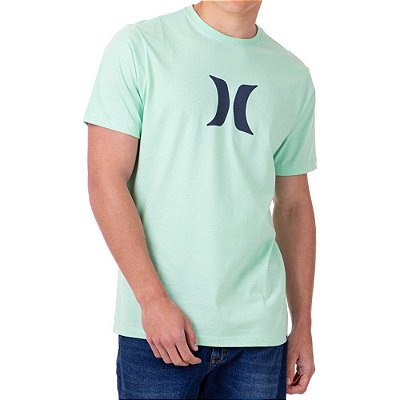 Camiseta Hurley Icon Masculina Verde Claro