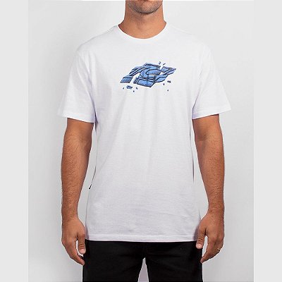 Camiseta Rip Curl Melting Summer Tee Masculina Branco