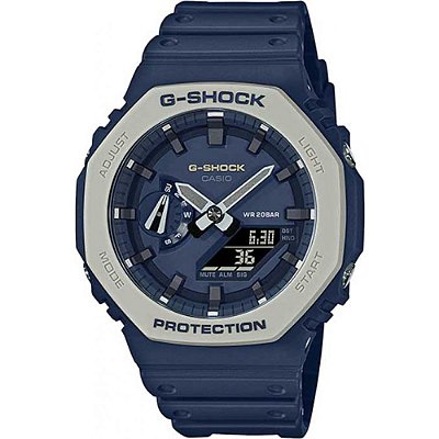 Relógio G-Shock GA-2110ET-2ADR Masculino Azul Marinho