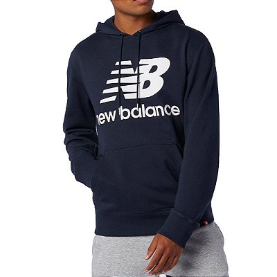 Moletom New Balance Essentials Masculino Azul Marinho