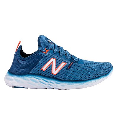 Tênis New Balance Sport Corrida Masculino Azul/Laranja