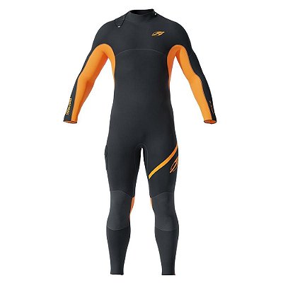 Long John Mormaii ML 3.2mm Flexxa Pro Surf Preto/Laranja