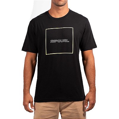 Camiseta Rip Curl Gabe Tee Masculina Preto