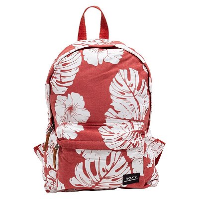 Mochila Roxy Sugar Baby Canvas Vermelho