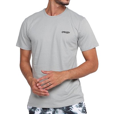 Camiseta Oakley Holo Graphic Tee Masculina Cinza