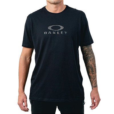 Camiseta Oakley O Classic Graphic Tee Masculina Preto