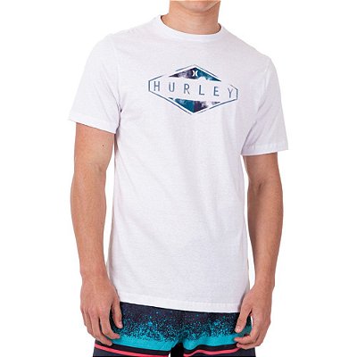 Camiseta Hurley Trucker Masculina Branco