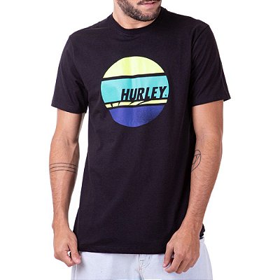 Camiseta Hurley Concrect Circle Masculina Preto