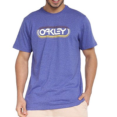Camiseta Oakley FP Arcade SS Masculina Azul Marinho
