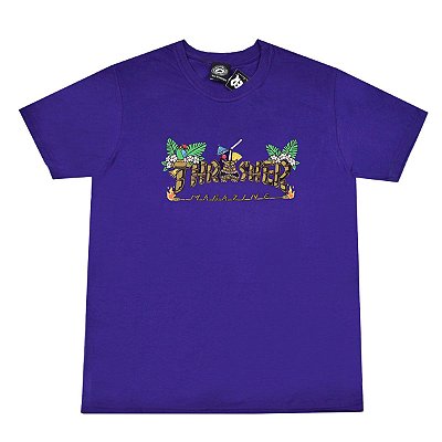 Camiseta Thrasher Tiki Masculina Roxo