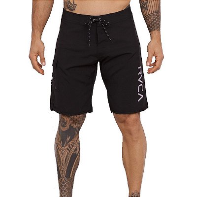 Bermuda RVCA Boardshort Eastern 20 Masculina Preto