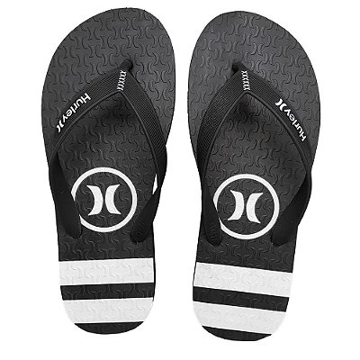 Chinelo Hurley Oceanside Masculino Preto/Preto