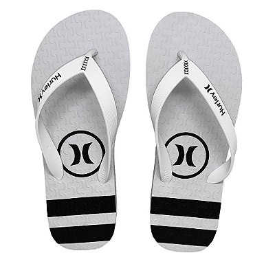 Chinelo Hurley Oceanside Masculino Branco/Branco