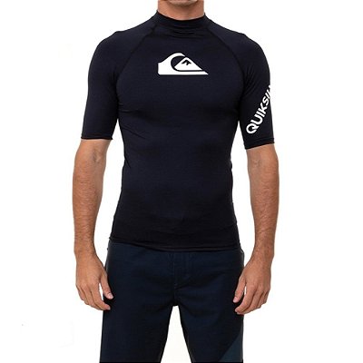 Camiseta Surf Quiksilver Surf All Time SS Masculina Preto