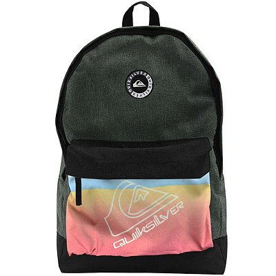 Mochila Quiksilver The Poster Print Preto