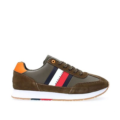 Tênis Tommy Hilfiger Leeds 7A Masculino Verde Escuro