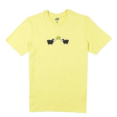 Camiseta Lost Sheep To Sheep Masculina Amarelo