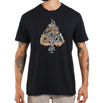 Camiseta MCD Dead Sunflower Masculina Preto