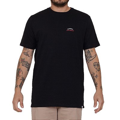 Camiseta Element Topo Four Masculina Preto