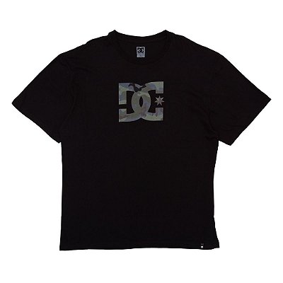 Camiseta DC Shoes Star Camo Fill Plus Size Masculino Preto