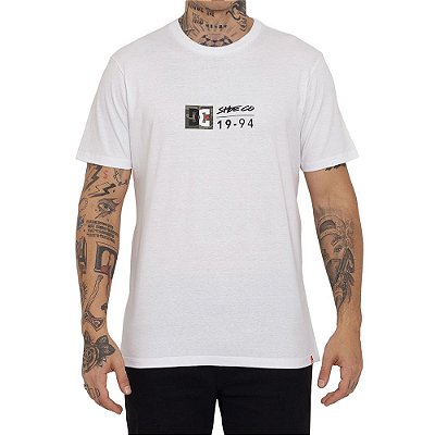 Camiseta DC Shoes DC Split Star Masculina Branco