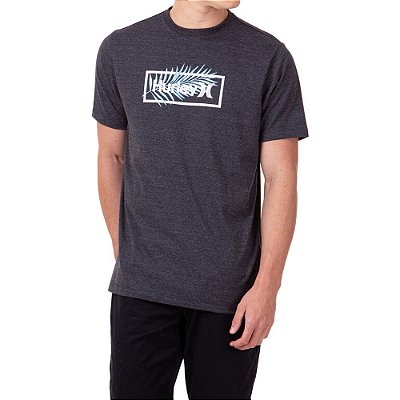 Camiseta Hurley Box Masculina Preto Mescla