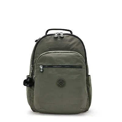 Mochila Kipling Seoul Green Moss Verde