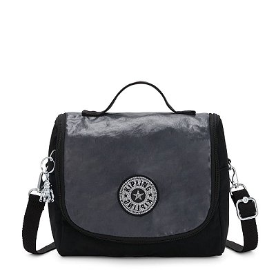 Lancheira Kipling Kichirou Black Met Bl Preto