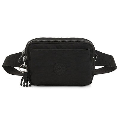 Bolsa Kipling Abanu Multi Black Noir Preto