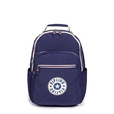 Mochila Kipling Seoul Galaxy Blue Bl Azul