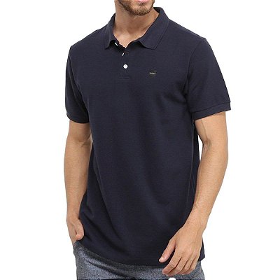 Camiseta Oakley Patch 2.0 Polo Masculina Azul Marinho