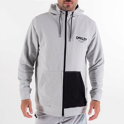 Moletom Oakley Aberto Mark II Surf Pullover Cinza Claro