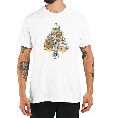Camiseta MCD Regular Dead Sunflower Masculina Branco